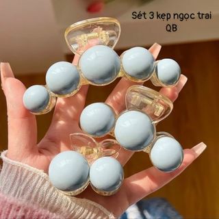 Set 3 kẹp ngọc trai. giá sỉ