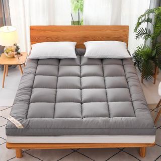 Topper nệm trải sàn, đệm hàng đẹp đủ kích thước dành cho homestay, khách sạn êm ái mềm mại dày 7cm - KIMI DECOR