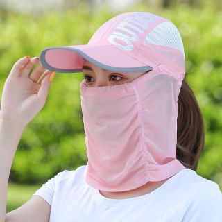 Mũ chống nắng kèm khẩu trang sport