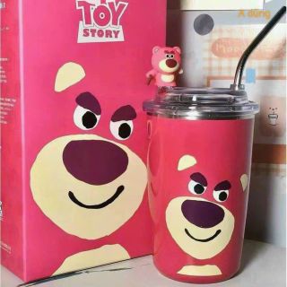 ￼LY GIỮ NHIỆT GẤU DÂU LOTSO SIÊU CƯNG 450ml giá sỉ