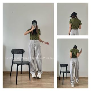 6 Màu Trơn- Áo thun trơn AGE2X form unisex chính hãng hàng VNXK Chất lượng cao