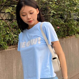 Áo babytee Meow chất mềm mịn siêu mát, màu bắt trend phù hợp giới trẻ - NADED