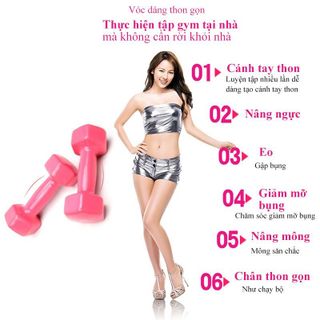 SP062-Tạ tay lõi gang bọc cao su đa năng cầm tập tay, gym thể thao tại nhà 0,5k 1kg 1,5k 2kg 3kg 4kg 5kg nam nữ chống trơn xước vỡ sàn giá sỉ