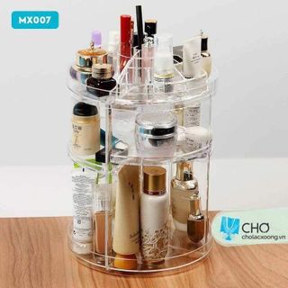 Kệ Mỹ Phẩm Hình Tròn 360 Độ