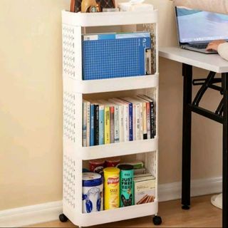 KỆ BẾP, KỆ SÁCH BẰNG NHỰA ĐỂ ĐỒ 4 TẦNG