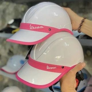 Mũ bảo hiểm lưỡi trai kết VESPA, Nón bảo hiểm lưỡi trai kết vespa nhiều màu cho nam nữ