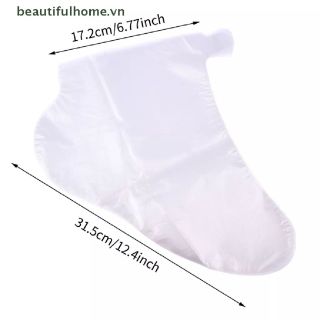 100 Túi Nilong Ủ Chân Dưỡng Ẩm Chất Liệu PE