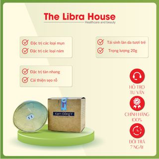 Kem đông y tái tạo da số 1 - dùng cho mặt mụn, nám, tàn nhang tình trạng nặng - The Libra House