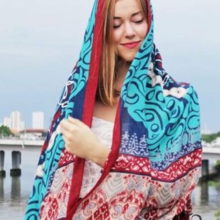 Khăn choàng Boho - Bohemian - Thổ Cẩm đi biển