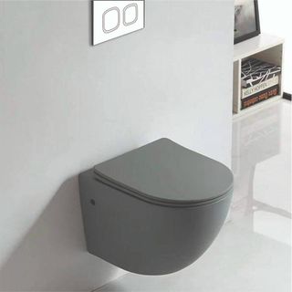 Bồn cầu treo tường men sứ cao cấp, tối ưu không gian, phong cách Châu Âu