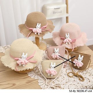 Mũ cói thỏ S3-8y M238.47-ri4
