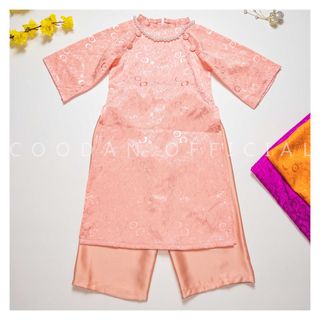 [MẸ VÀ BÉ] áo dài cách tân bé gái size to- HCM GIÁ SỈ + KÈM QUẦN - COODAN