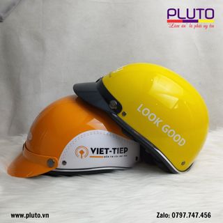 Mũ bảo hiểm in logo cho cửa hàng , doanh nghiệp