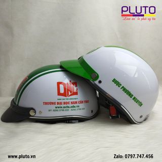 Mũ bảo hiểm in logo cho cửa hàng , doanh nghiệp