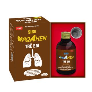 PQA HEN TRẺ EM - ĐẶC TRỊ DÙNG CHO TRẺ EM BỊ HEN SUYỄN