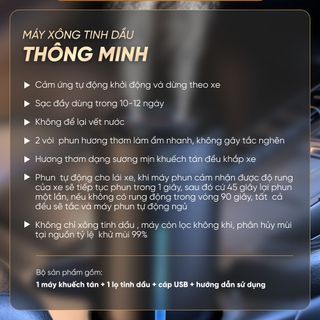 Máy xông tinh dầu thông minh (chưa có tinh dầu) giá sỉ