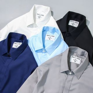 SƠ MI GIẤU CÚC FORM SLIMFIT 01