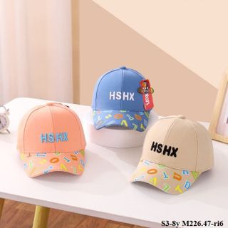 Mũ lưỡi trai, Mũ lưỡi trai cho bé trai, bé gái S3-8y M226.47-ri6