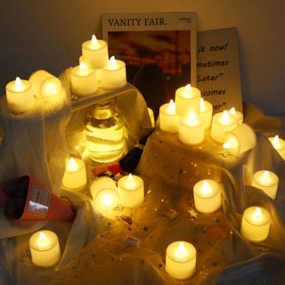 Hộp 24 Nến Đèn Led Tròn