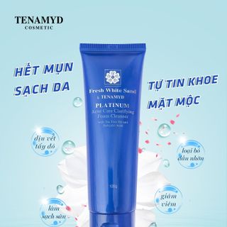 Sữa Rửa Mặt Dành Cho Da Mụn Tenamyd Platinum Acne Care Clarifying Foam Cleanser 120g