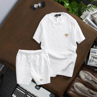 Set bộ thun dệt nam, đồ bộ nam cao cấp, chất vải dệt cao cấp xịn. Logo thêu cực đẹp - size từ 55kg - 85kg