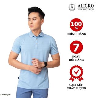 Áo polo nam ngắn tay ALIGRO chất vải coolmax siêu mềm, siêu nhẹ thoáng mát không nhăn ALGPLO81 giá sỉ