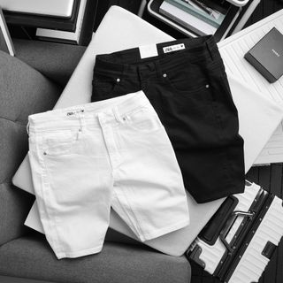 Quần short jean nam, quần đùi nam cao cấp, chất  jean co giãn vải mịn mềm - size từ 55kg - 85kg giá sỉ