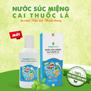 Nước Súc Miệng Cai Thuốc Lá Thanh Nghị Chính Hãng 400ml giá sỉ