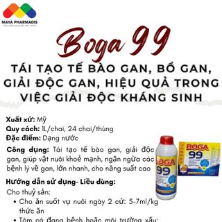 Boga 99 dạng nước tái tạo tế bào gan giá sỉ