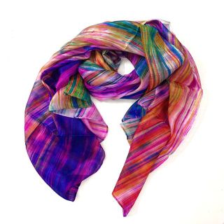 Khăn lụa tơ tằm Palacesilk tím, 100% silk