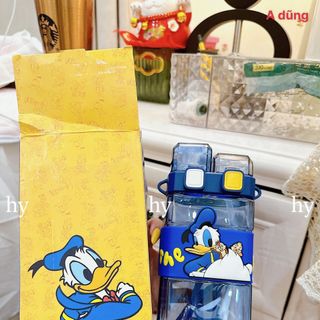 Bình nước 2 đầu ống hút