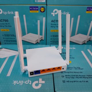 Bộ Phát Wifi TP-Link Archer C24 Băng Tần Kép AC 750Mbps