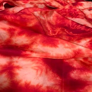 Vải lụa tơ tằm loang, 100% silk, khổ rộng 90cm