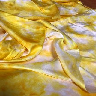 Vải lụa tơ tằm loang, 100% silk, khổ rộng 90cm