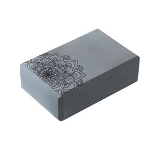SP034-Gạch tập yoga cục gạch block yoga in Hoa Mandala xốp dùng trên thảm tập yoga tại nhà và phòng tập độ cứng cao không lún