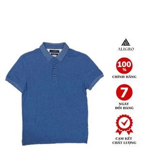 Áo Polo Shirt cổ dệt màu xanh ALGPLO48 giá sỉ