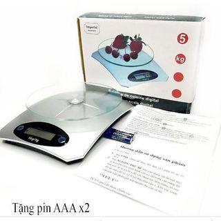 CÂN ĐIỆN TỬ 5KG MẶT KÍNH