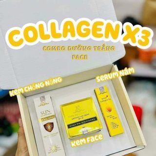 Combo kem face collagen x3