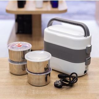 HỘP CƠM HÂM NÓNG 2 TẦNG 4 NGĂN LUNCHBOX