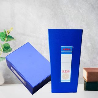 Bìa hộp da si có nắp 20 phân đựng tài liệu, hồ sơ, giấy tờ các loại tiện lợi