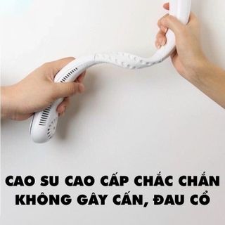 Quạt đeo cổ không cánh 360 độ
