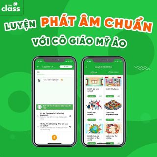 Thẻ học tiếng anh trọn đời Easy Class