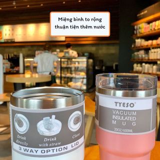 Ly giữ nhiệt thái lan không nhũ 900ml Tmark (Kiện 50 cái) giá sỉ