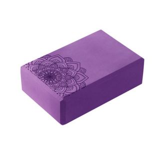 SP034-Gạch tập yoga cục gạch block yoga in Hoa Mandala xốp dùng trên thảm tập yoga tại nhà và phòng tập độ cứng cao không lún
