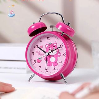 Đồng hồ để bàn , báo thức gấu dâu