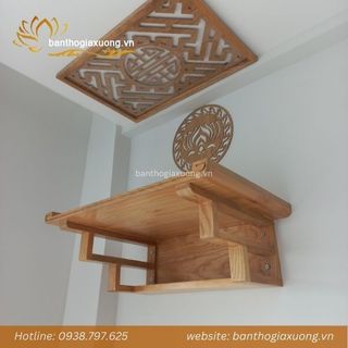 Cách chọn kích thước bàn thờ treo tường đem lại tài lộc