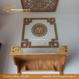 Cách chọn kích thước bàn thờ treo tường đem lại tài lộc