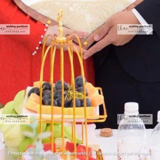 Hộp rót gạo nghi thức cưới |Thao Wedding Guestbook