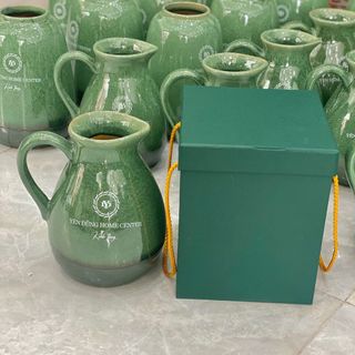 Bình hoa men hoả biến giá rẻ gốm sứ Bát Tràng Duy Anh