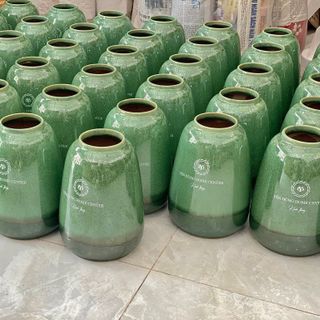 Bình hoa men hoả biến giá rẻ gốm sứ Bát Tràng Duy Anh